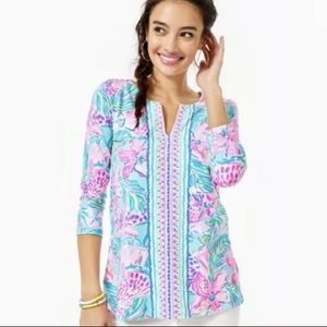 Lilly Pulitzer Karina Tunic Gimme The Juice Small